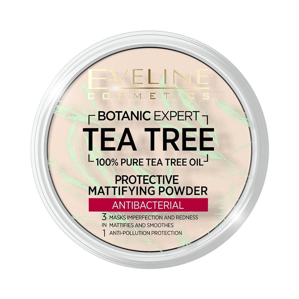 Tea Tree Puder matujący o właściwościach antybakteryjnych i ochronnych