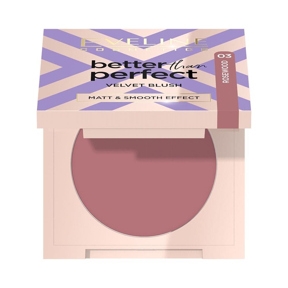 Better Than Perfect Velvet Blush, prasowany róż do policzków, 03 Rosewood