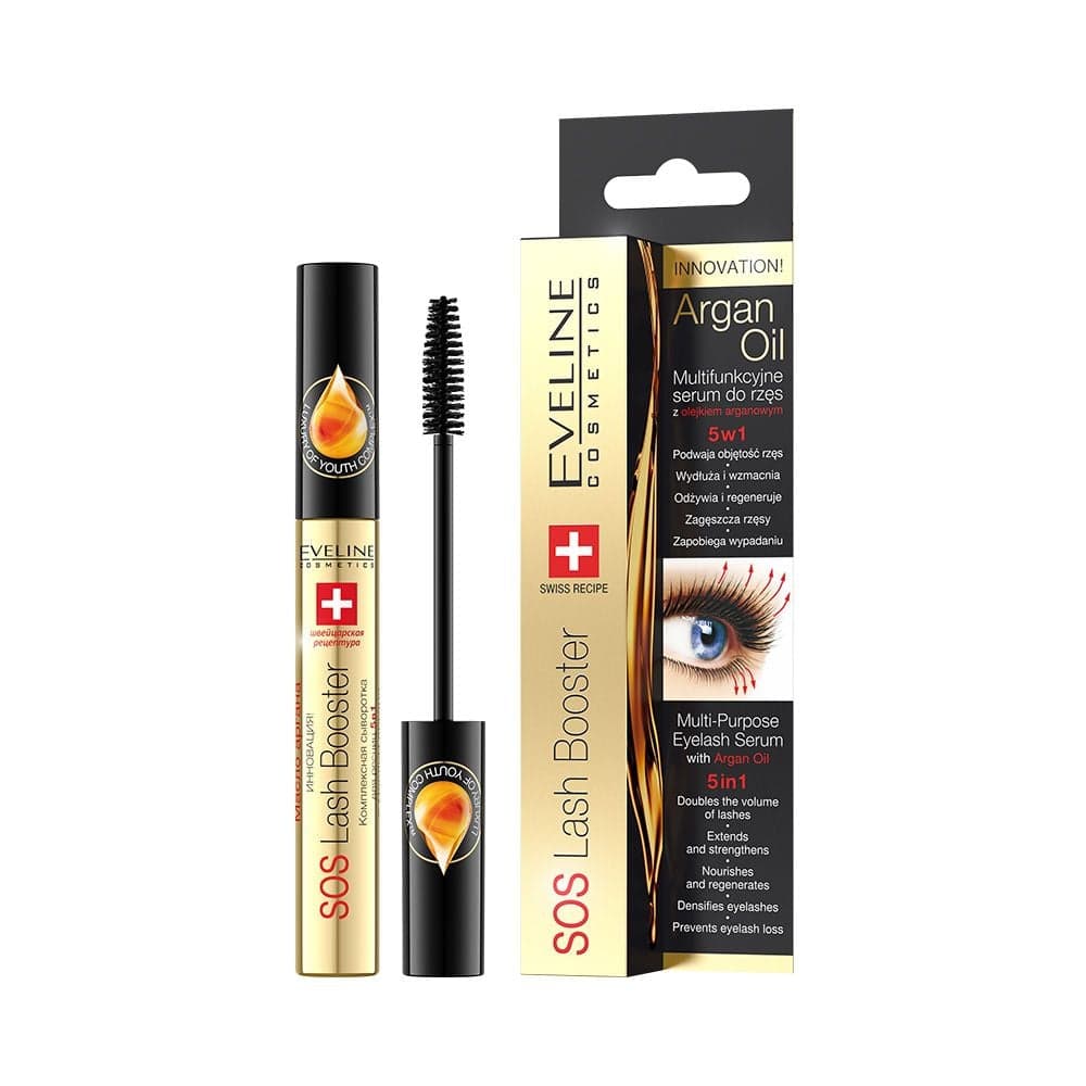 SOS LASH BOOSTER Multifunkcyjne serum do rzęs z olejkiem arganowym