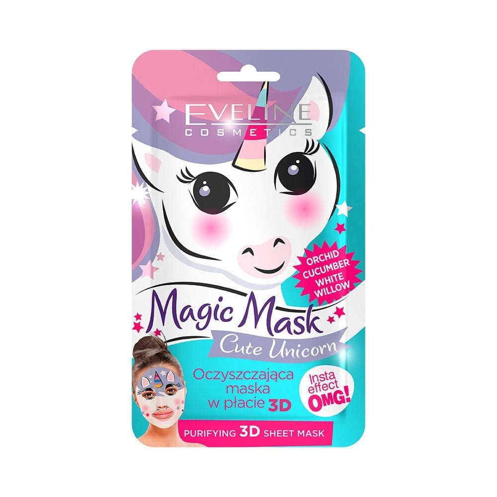 Eveline oczyszczająca maseczka w płachcie Magic Mask Cute Unicorn