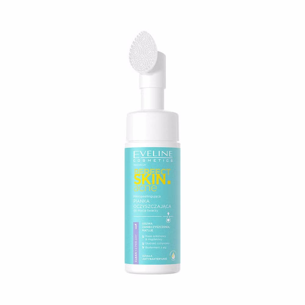 Perfect Skin Acne Pianka myjąca ze szczotką oczyszczającą pory