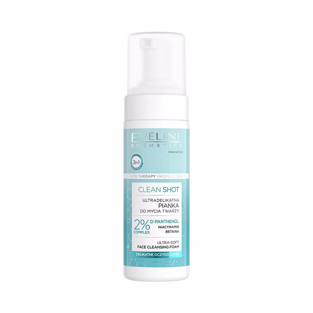 Face Therapy Professional Clean Shot Ultradelikatna pianka do mycia twarzy