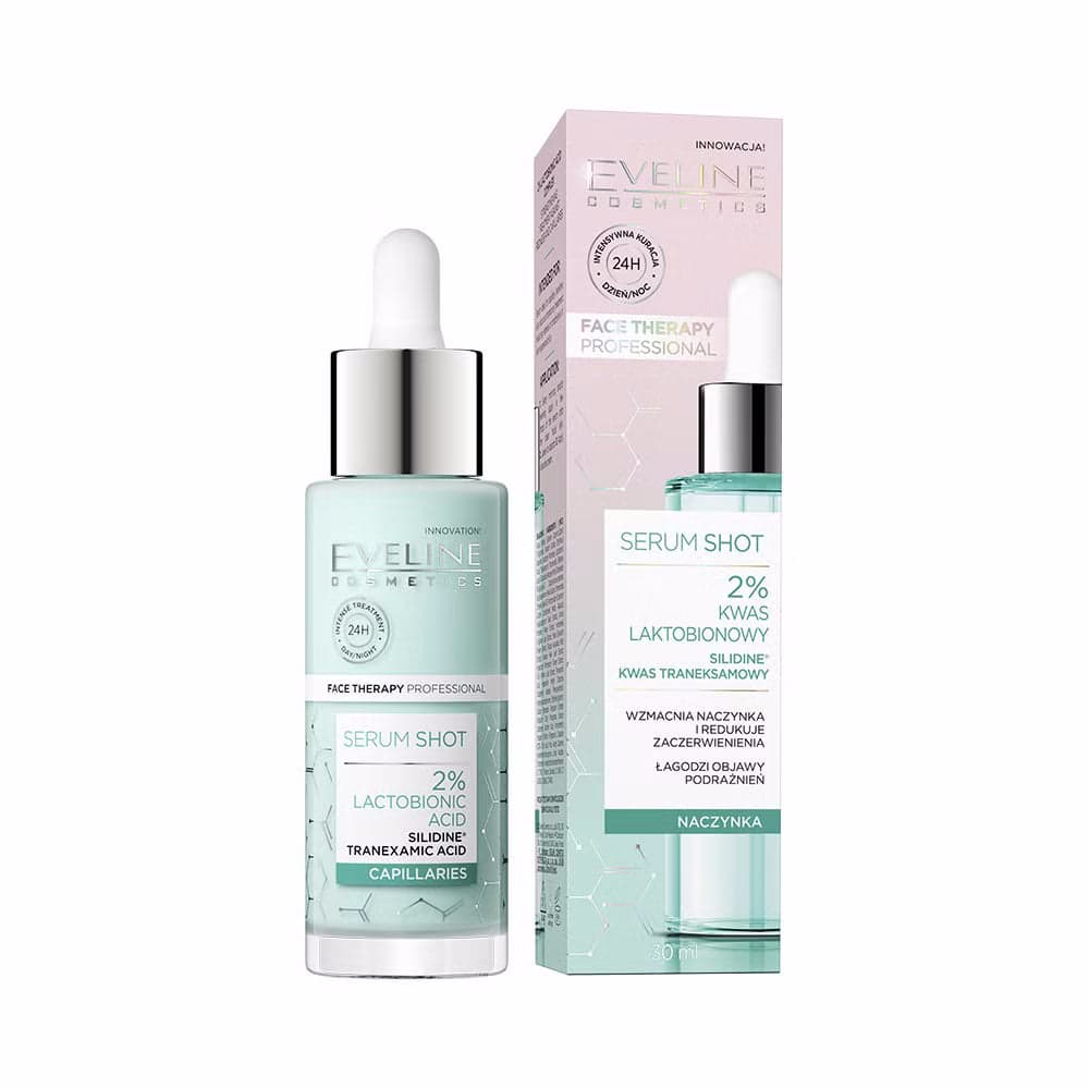 Eveline serum do twarzy shot kuracja z kwasem laktobionowym 2%