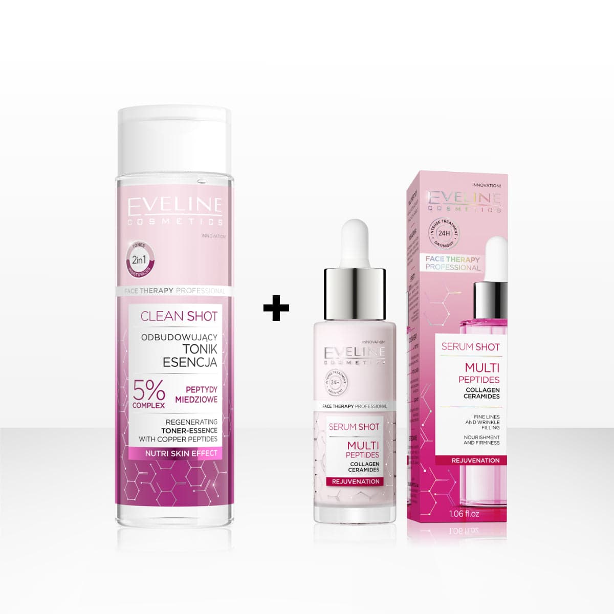 Face Therapy Professional Zestaw Pielęgnacyjny Duet: serum i tonik