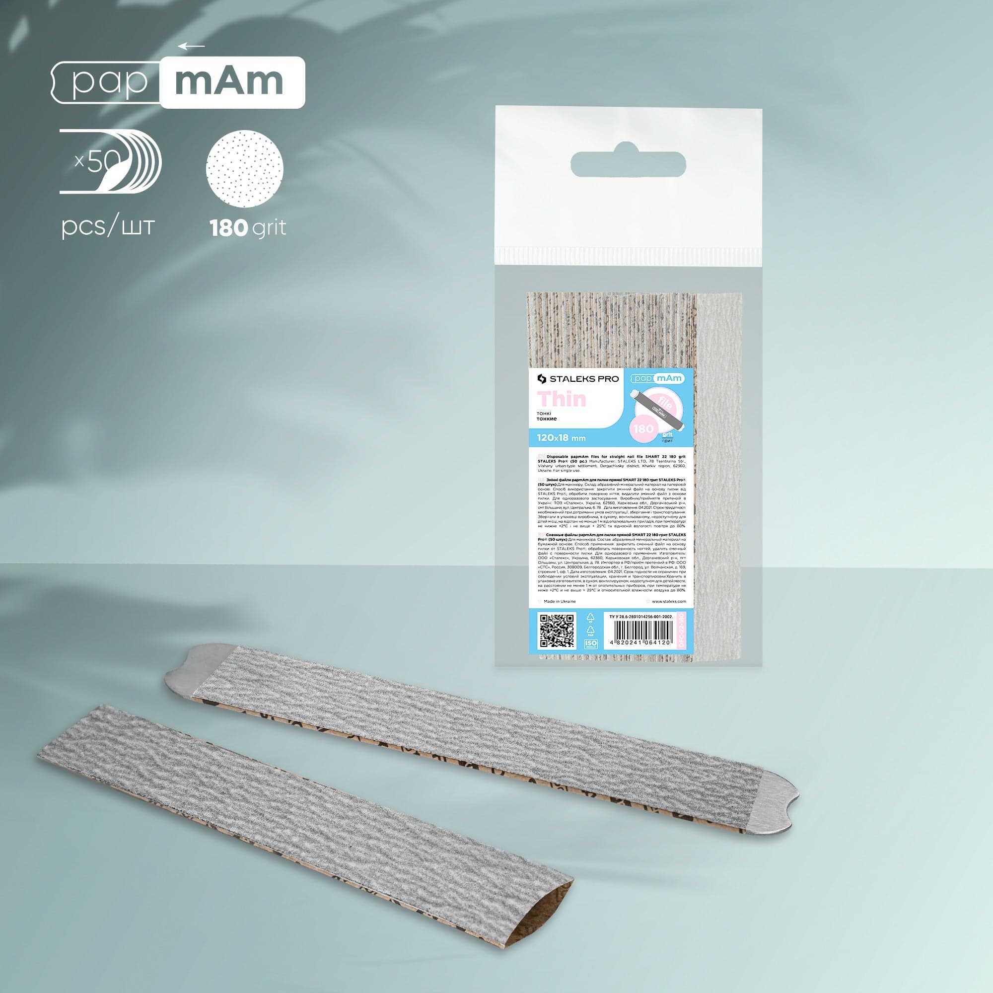 Wymienne pilniki STALEKS papmAm SMART 22 180 grit ()
