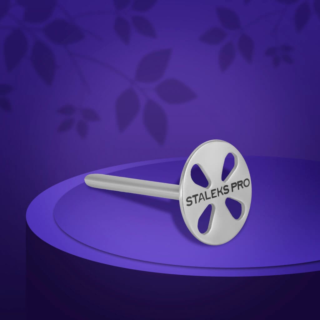 Wydłużony dysk STALEKS do pedicure PODODISC M EXPERT oraz zestaw pilników wymiennych 180 grit (20 mm)