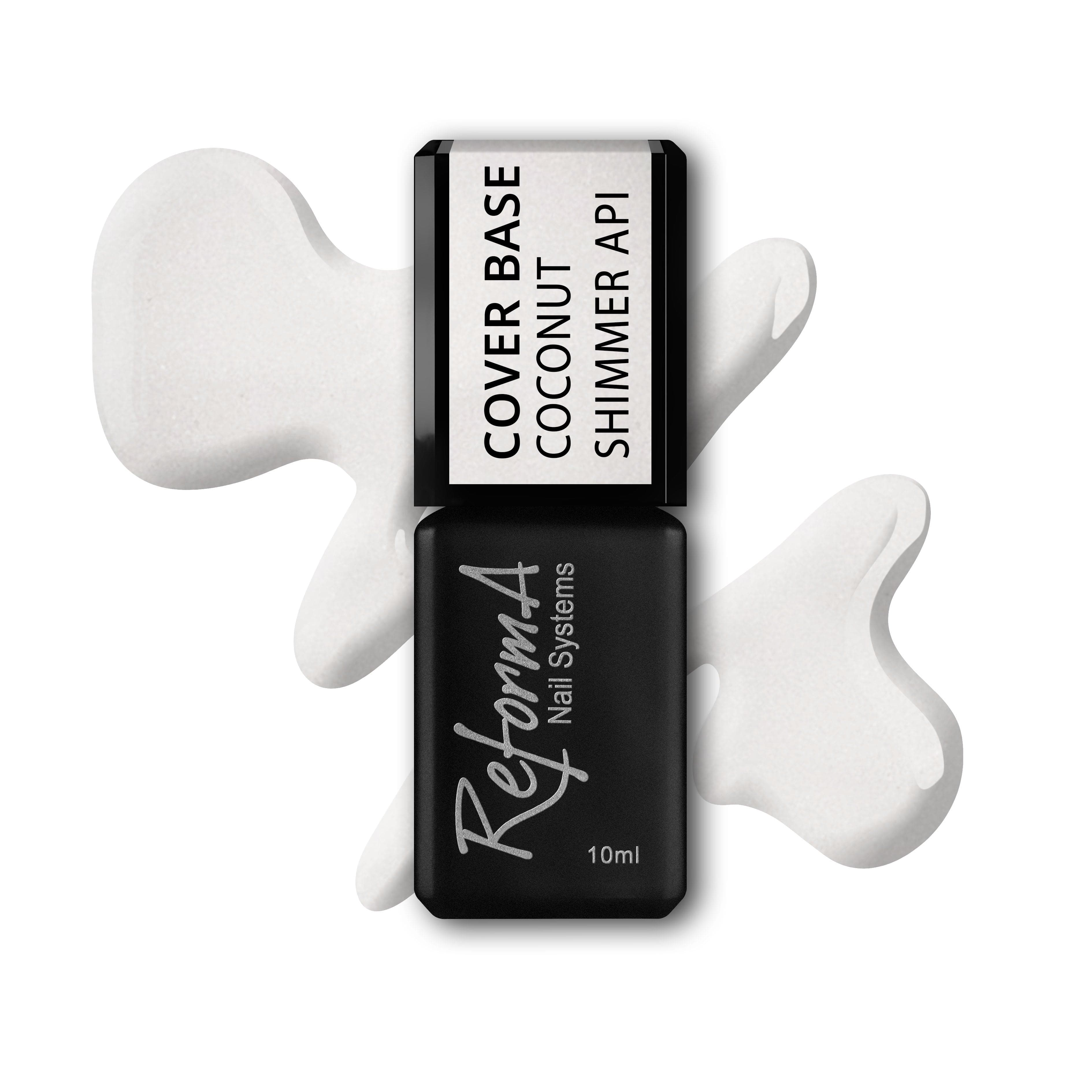 Cover Base - Baza do paznokci Coconut Shimmer API
