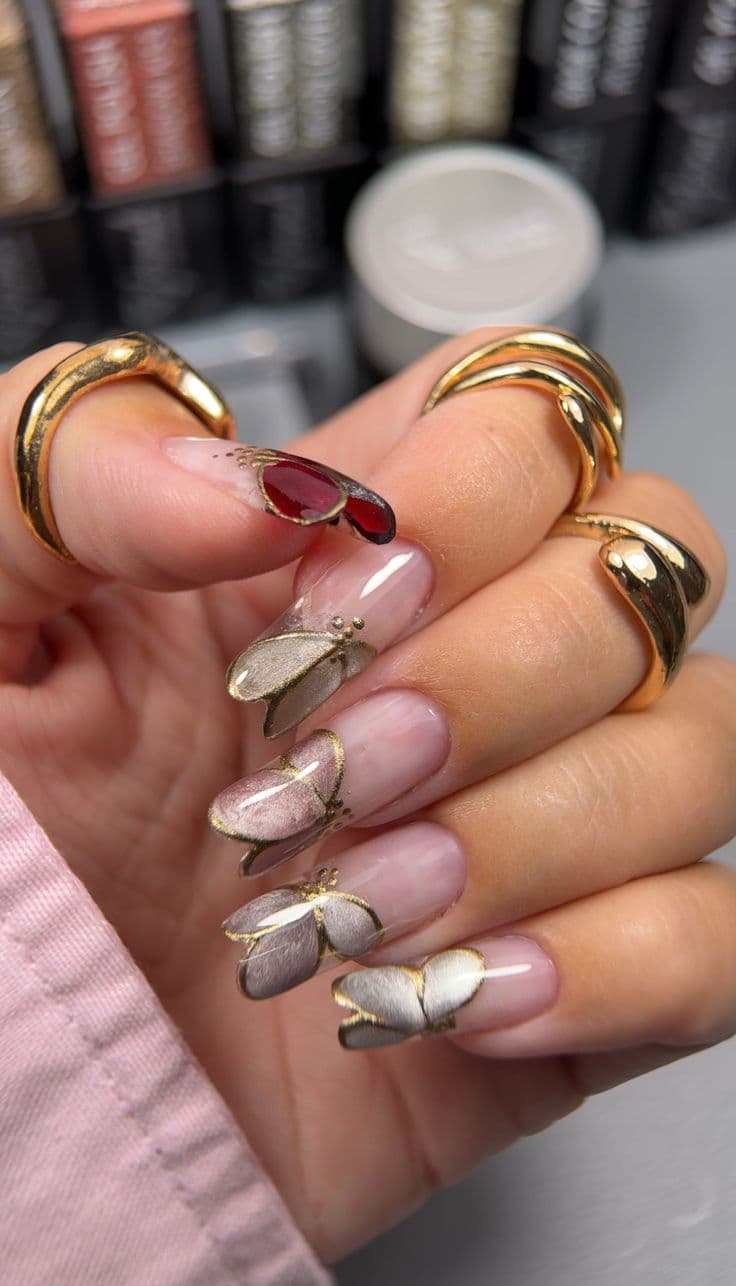 Niezwykły jesienny manicure