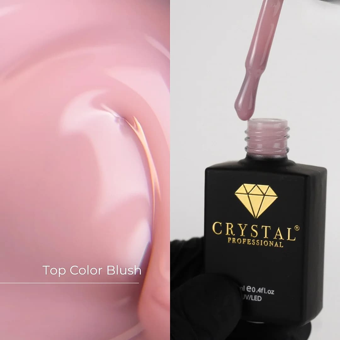 Top Blush — kolorowy top hybrydowy