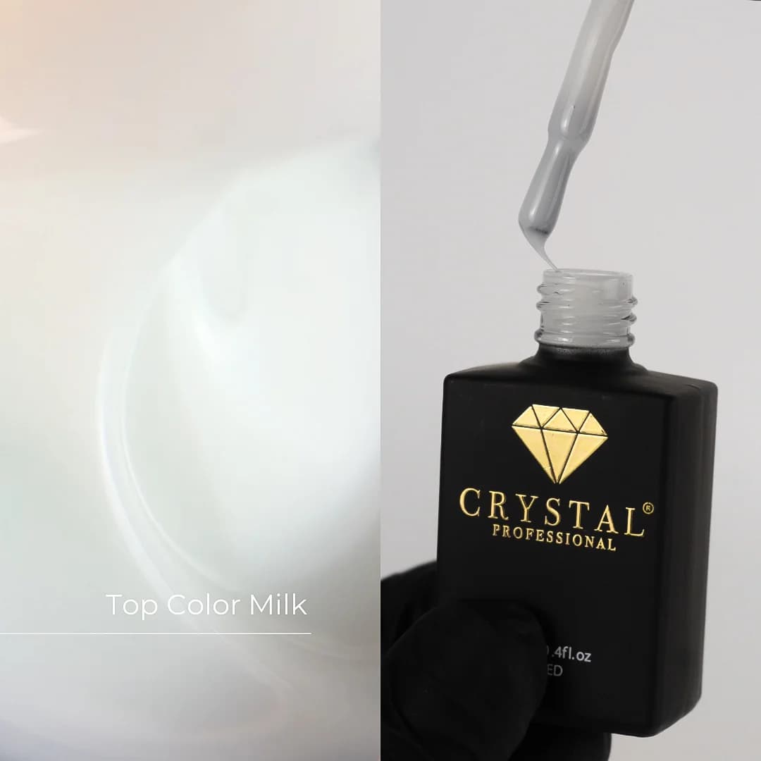 Top Milk — kolorowy top hybrydowy