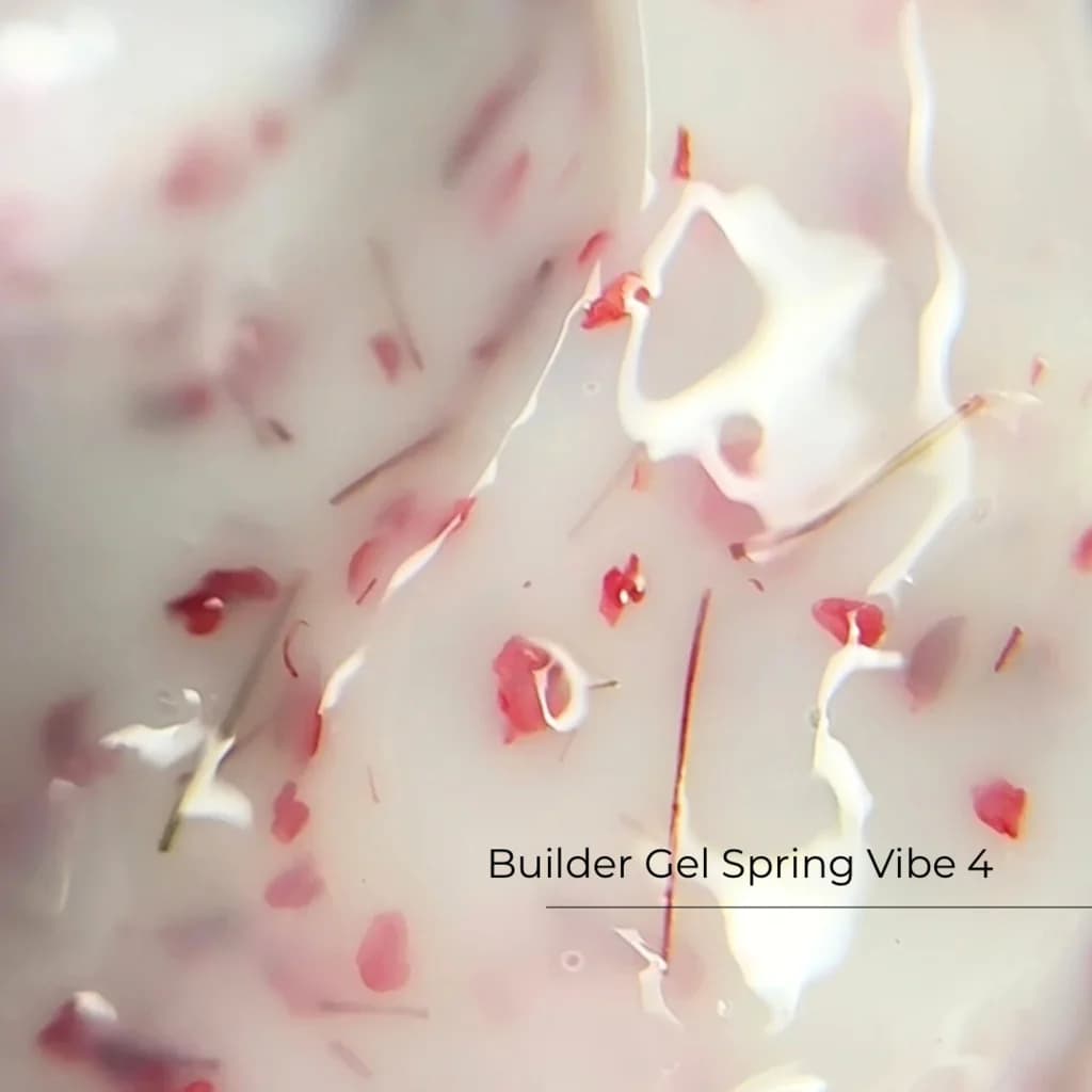 Builder Gel Spring Vibe nr 4 — żel budujący z kwiatami
