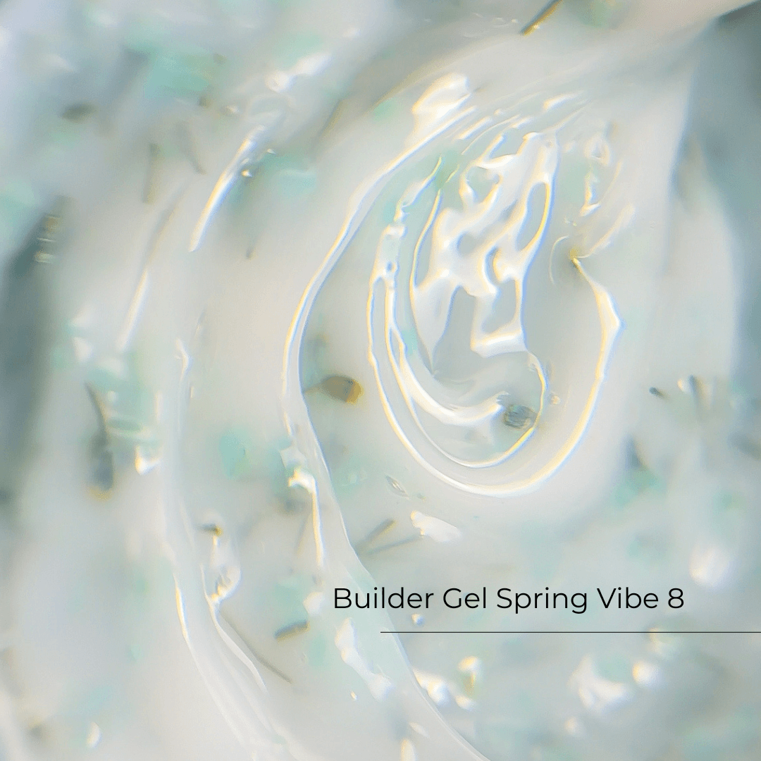 Builder Gel Spring Vibe nr 8 — żel budujący z kwiatami