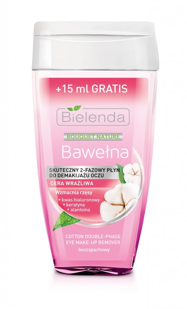 Dwufazowy Płyn do Demakijażu Oczu - Bawełna