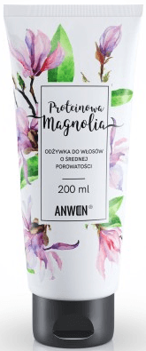 Proteinowa Magnolia Odżywka do Włosów o Średniej Porowatości