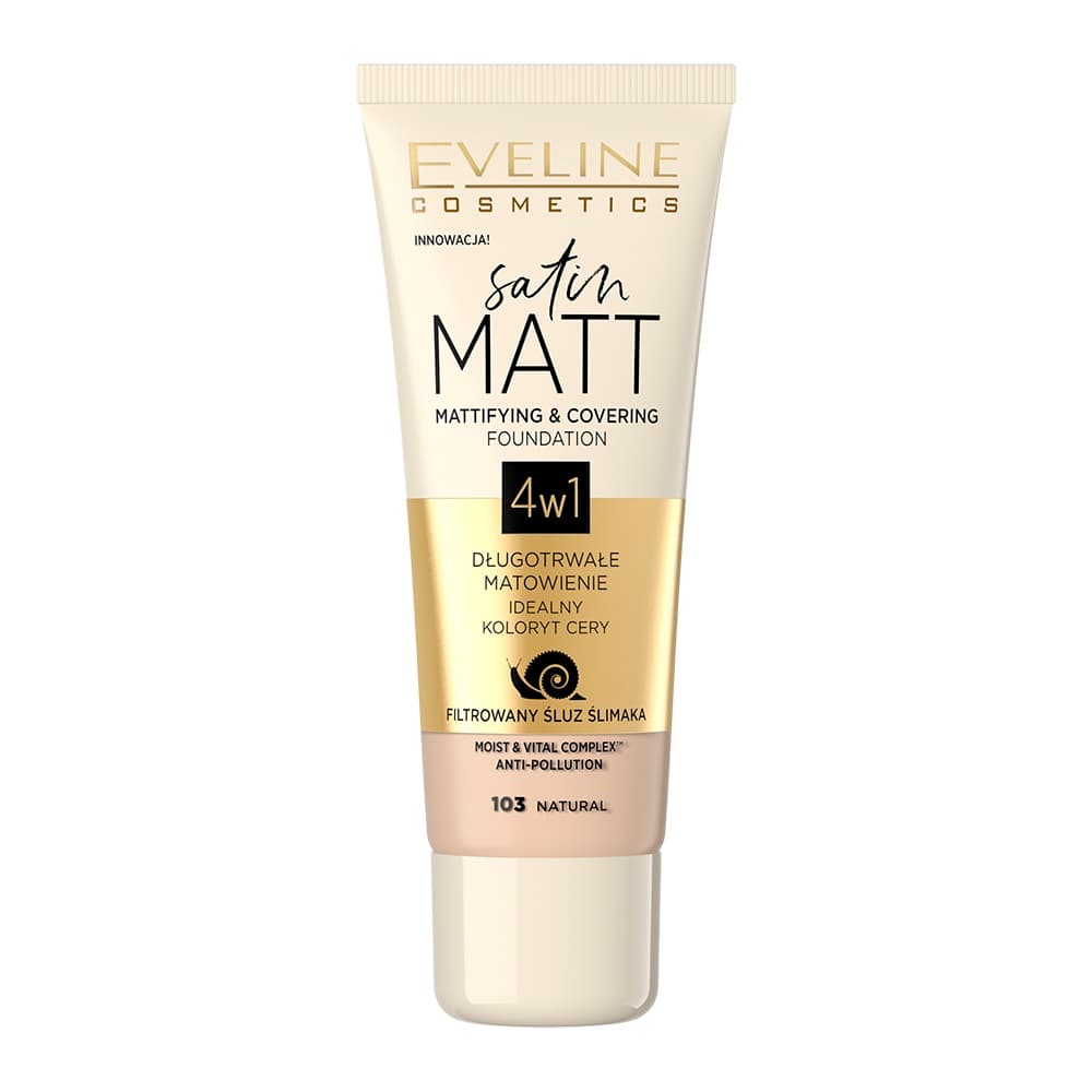 Eveline Podkład Satin Matt 103 Natural