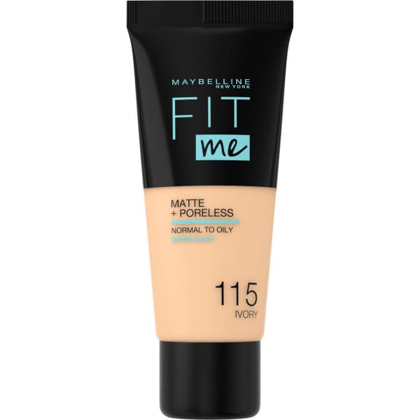 Fit Me! Matte + Poreless Podkład Matujący 115 Ivory