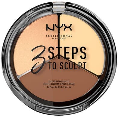 3 Steps to Sculpt Paleta do Konturowania 02 Light