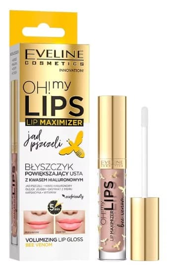Eveline Oh! My Lips Błyszczyk Powiększający Usta Jad Pszczeli