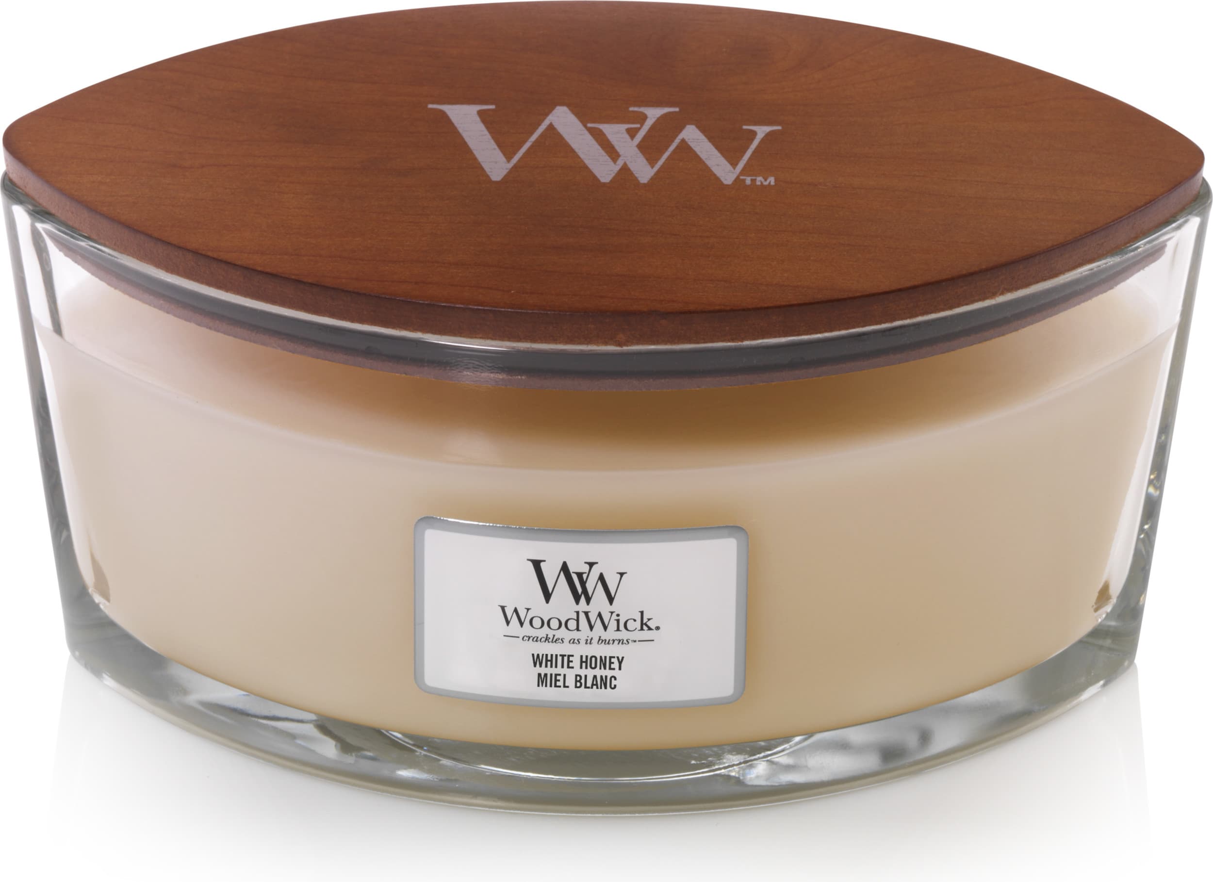 Świeca Duża Elipsa White Honey