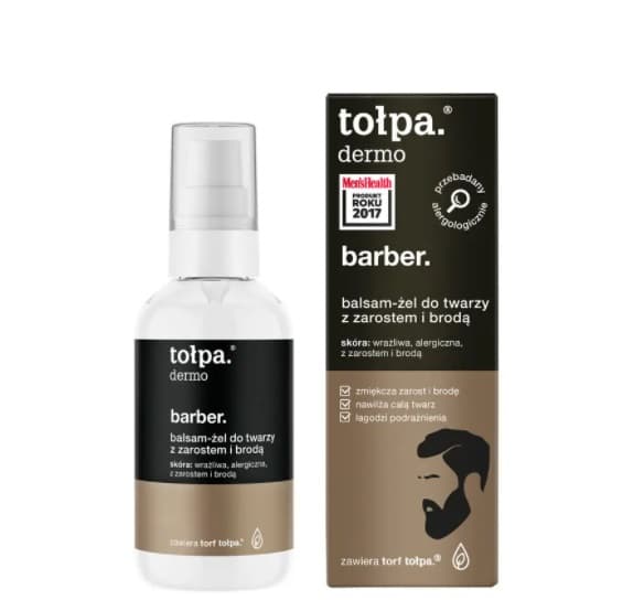 Barber Balsam-Żel do Twarzy z Zarostem i Brodą