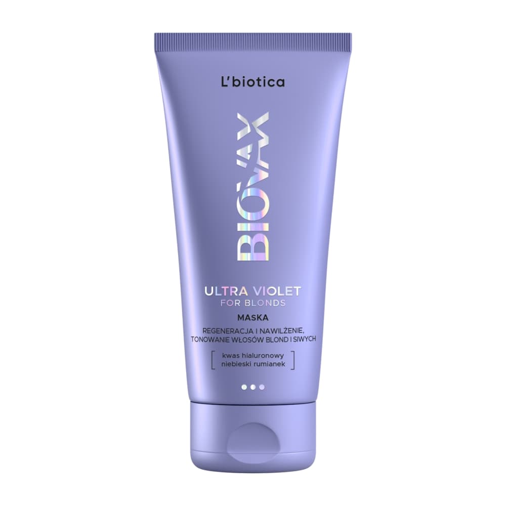 Ultra Violet intensywnie regenerująca maseczka tonująca do włosów blond i siwych