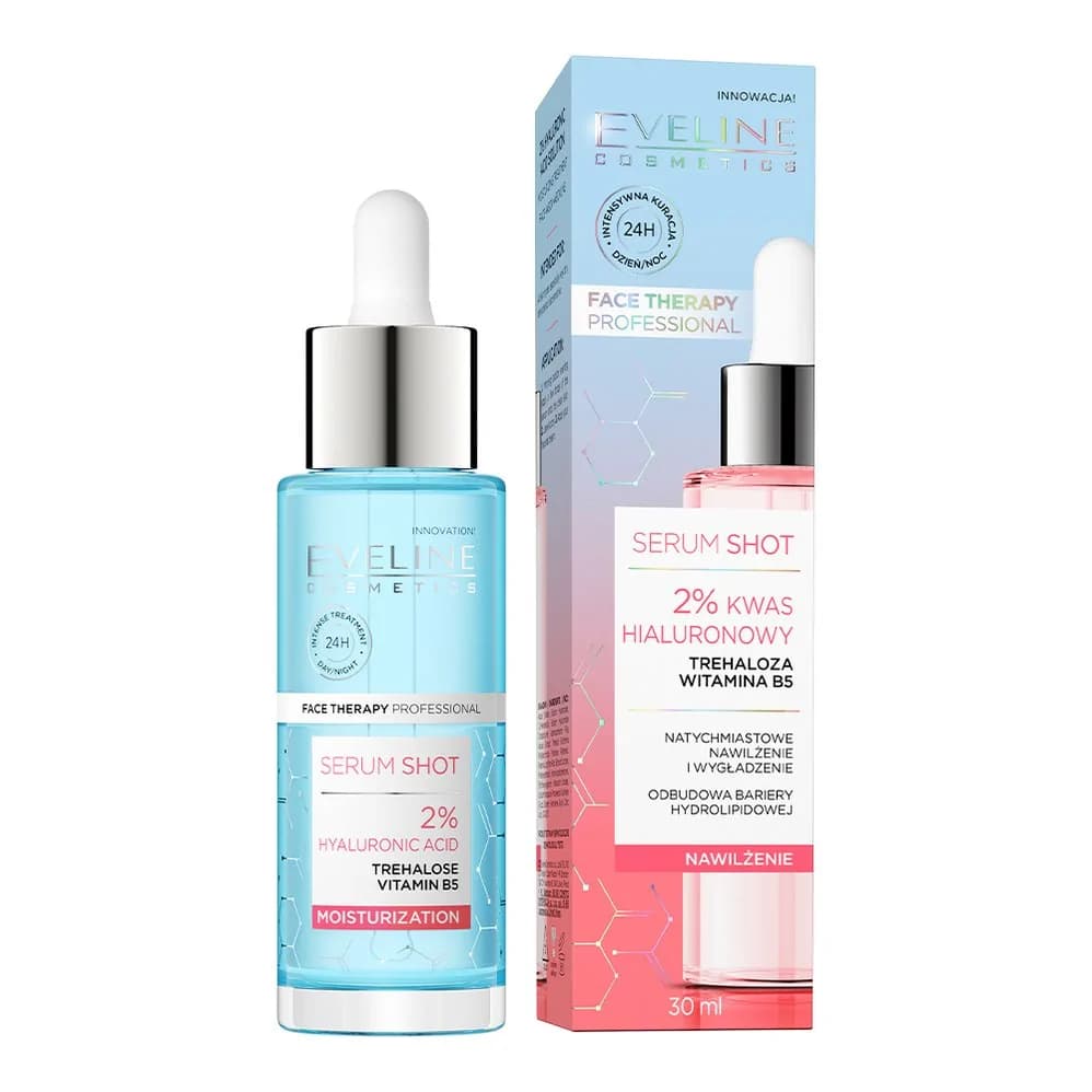 Eveline Serum Shot 2% Kwas Hialuronowy Serum Nawilżające