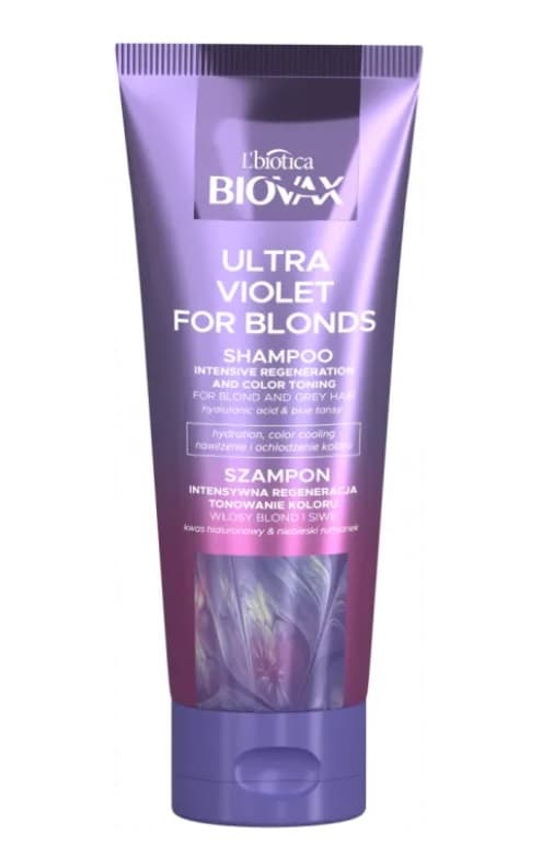 Ultra Violet intensywnie regenerujący szampon tonujący do włosów blond i siwych