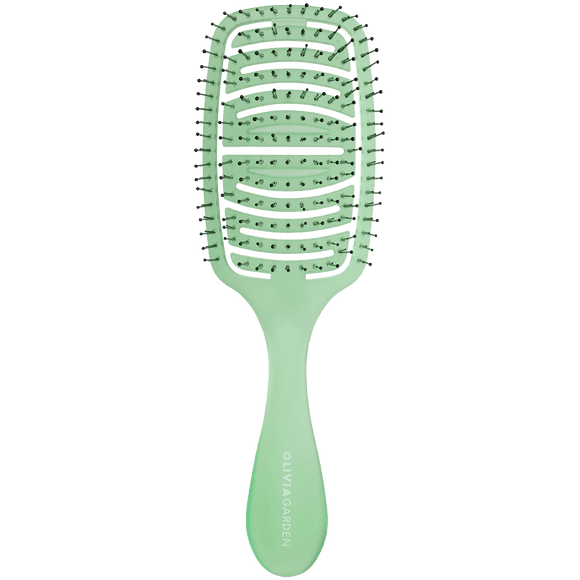 Szczotka do Włosów Finger Brush Pride Green