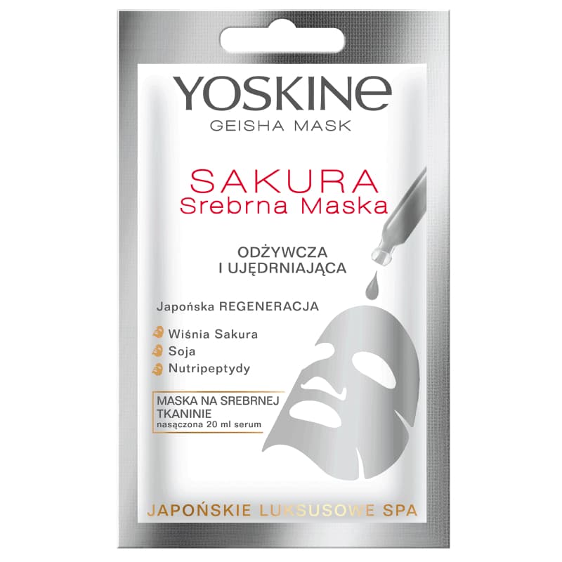 Geisha Mask Srebrna Maska Odżywcza Sakura