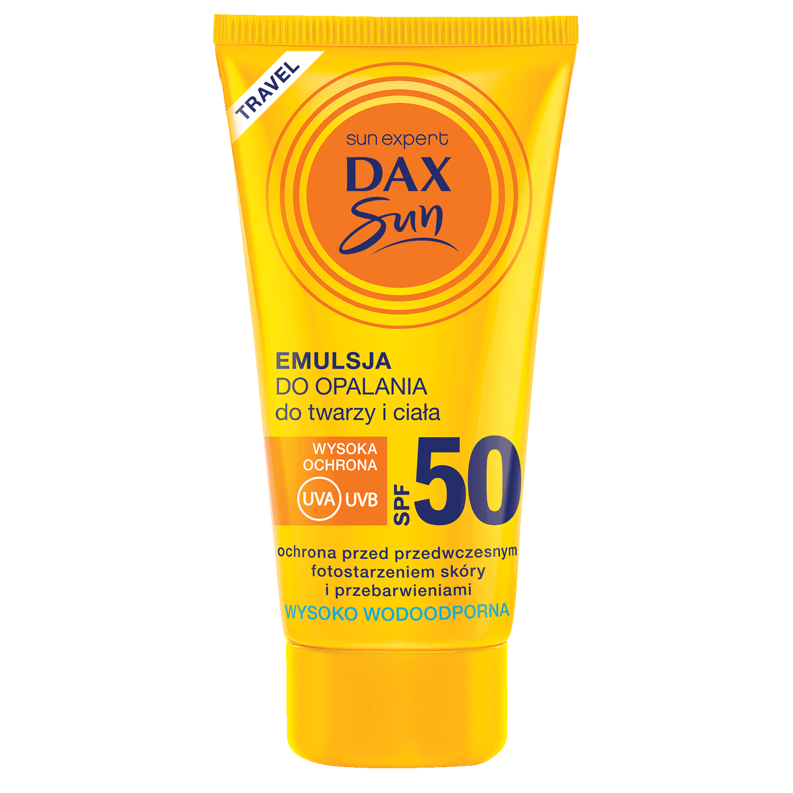 SUN TRAVEL Emulsja do opalania do twarzy i ciała SPF50