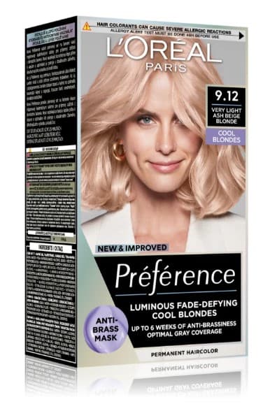 Preference Farba do Włosów Cool Blondes 9.12