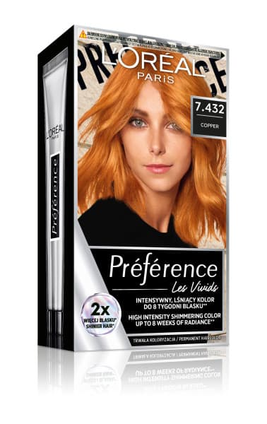 Preference Farba do Włosów Vivid Colors 7.432 Copper Santa Monica