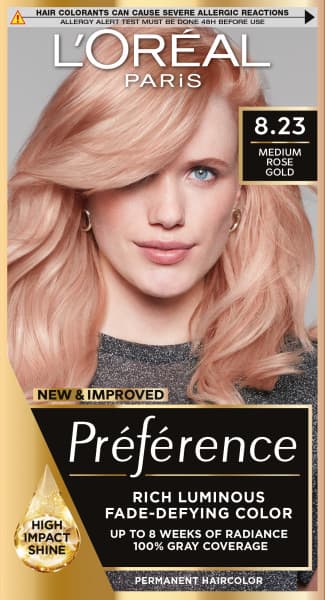 Preference Farba do Włosów 8.23 Medium Rose Gold