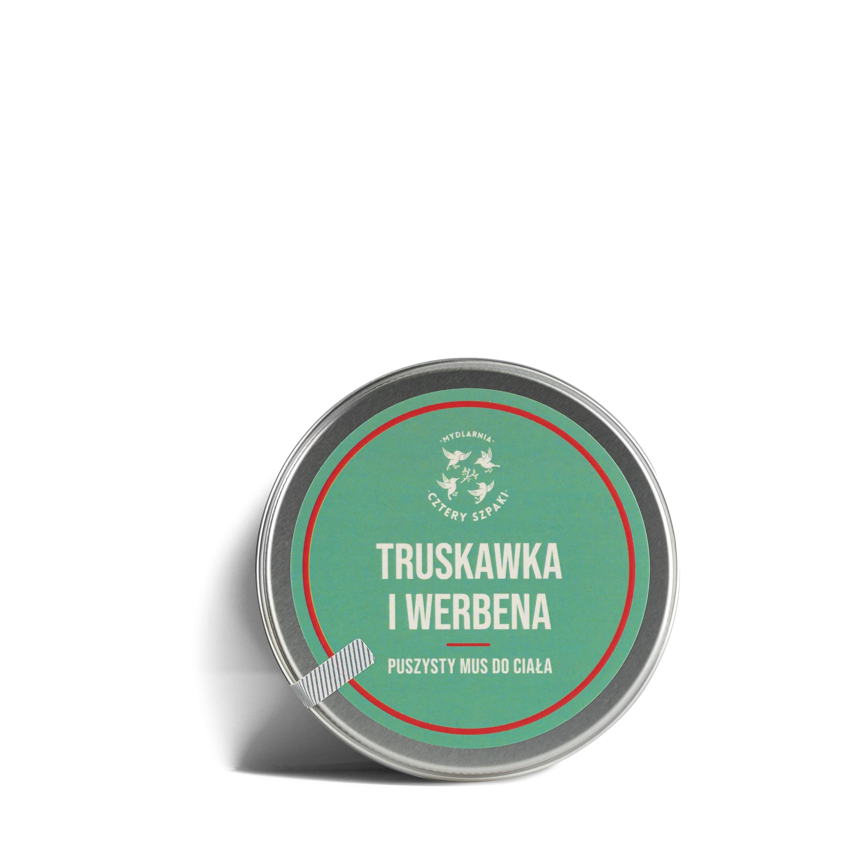 Puszysty Mus do Ciała Truskawka i Werbena