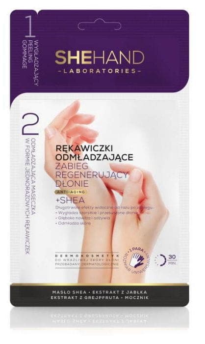 Rękawiczki Odmładzające Zabieg Regenerujący Dłonie