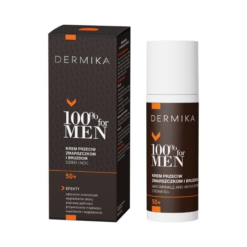 100% for Men Krem przeciw bruzdom 50+