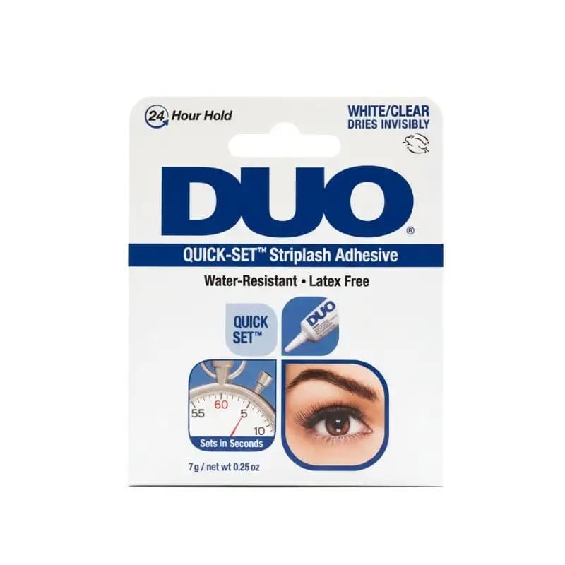 Klej do Rzęs w Tubce Duo Quick-Set White/Clear