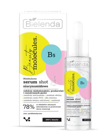 Beauty Molecules Molekularne Niacynamidowe Serum Shot