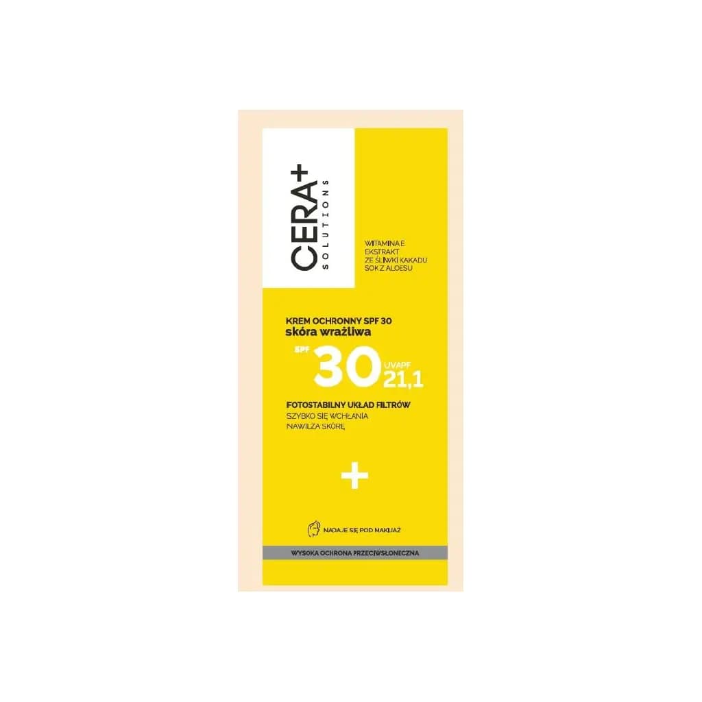 SOLUTIONS Krem ochronny SPF30+ skóra wrażliwa