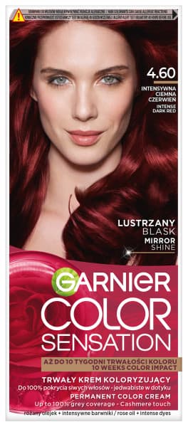 Color Sensation Farba do Włosów 4.60 Intensywna Ciemna Czerwień