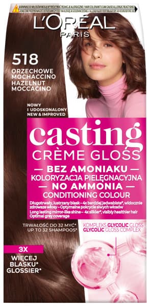 Casting Creme Gloss Farba 518 Orzechowe Mochaccino