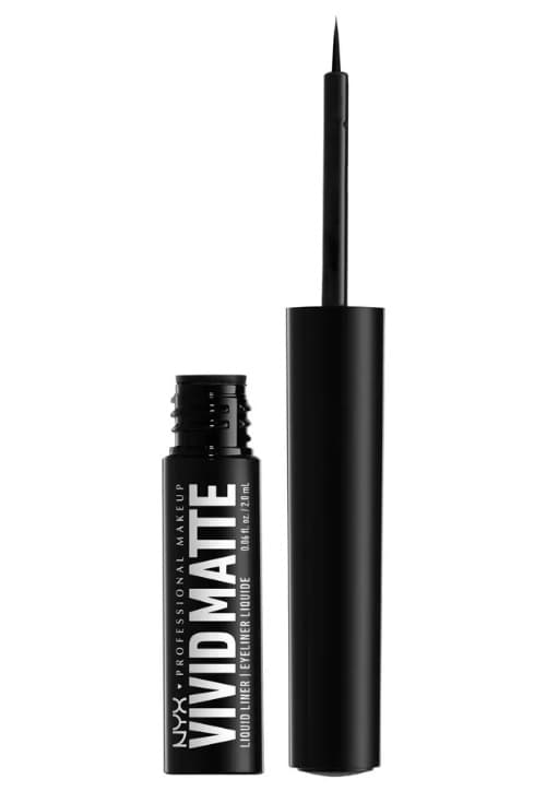Vivid Matte Eyeliner z Pędzelkiem 01 Black
