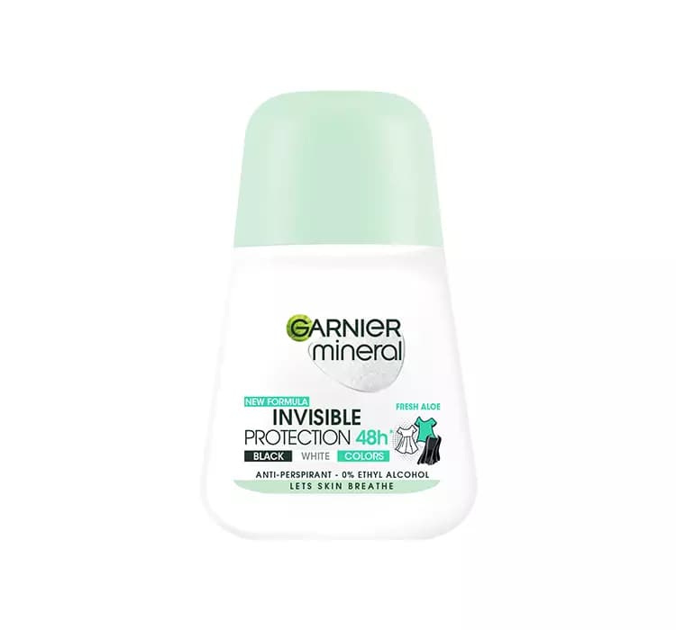 Mineral Antyperspirant Roll-On Invisible Protection 48h Clean Cotton