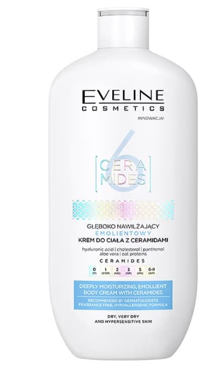 Eveline 6 Ceramides Głęboko Nawilżający Emolientowy Krem do Ciała