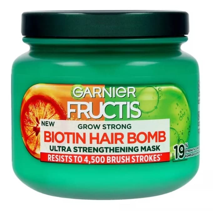 Fructis Grow Strong Biotin Hair Bomb wzmacniająca maska do włosów
