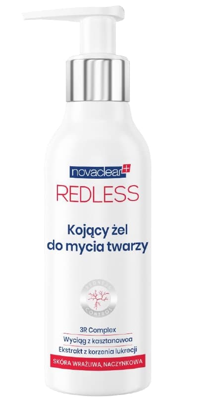 Redless Kojący Żel do Mycia Twarzy