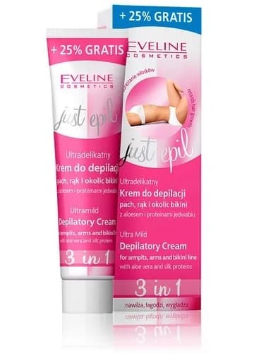 Just Epil ultradelikatny krem do depilacji pach rąk i okolic bikini
