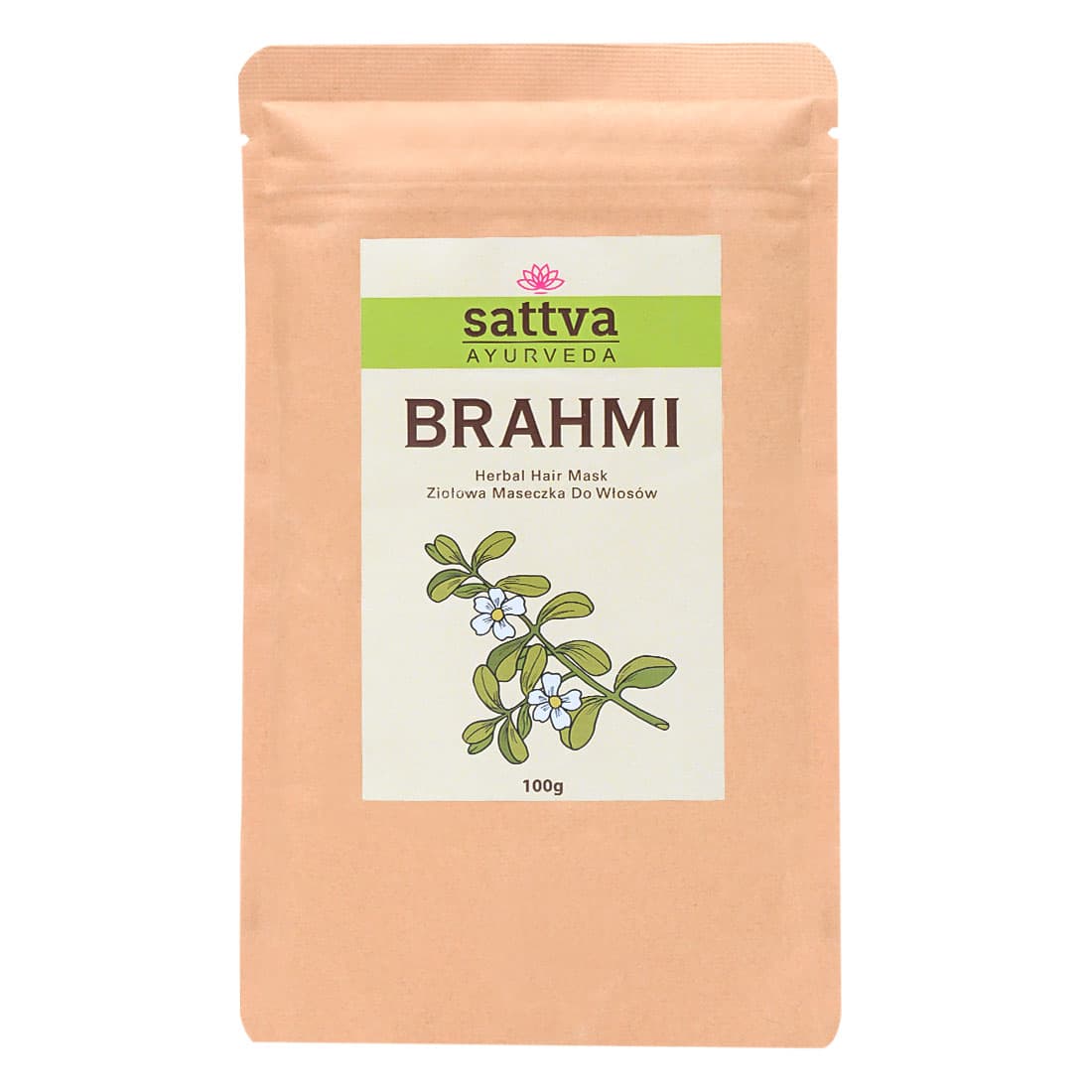Herbal Brahmi, Ziołowa maseczka do włosów