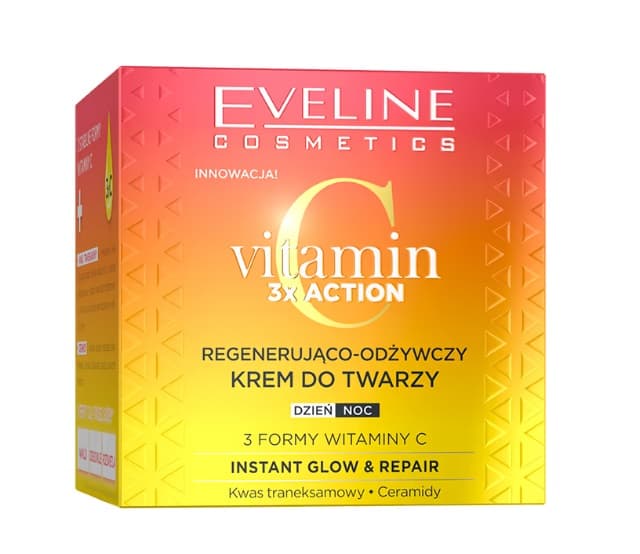 Eveline Vitamin 3x Action Regenerująco-Odżywczy Krem do Twarzy