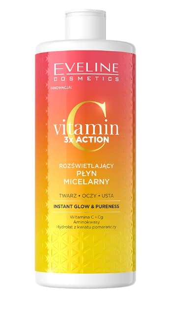 Eveline Vitamin 3x Action Rozświetlający Płyn Micelarny